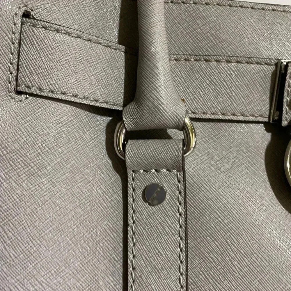 Michael kors grey saffiano leather tote bag - Picture 8 of 14